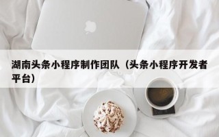 德清湖南头条小程序制作团队（头条小程序开发者平台）